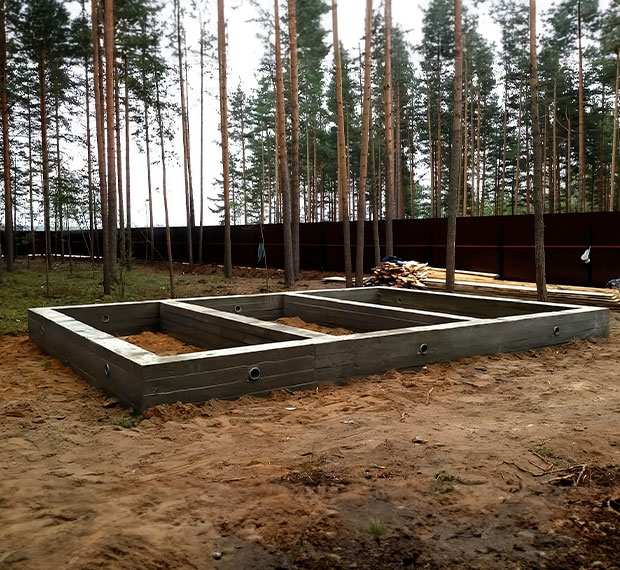 Свайно-ростверковый фундамент под ключ в Инте