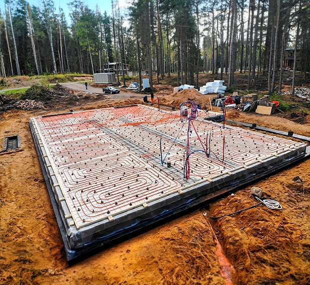 Утепленный финский фундамент в Инте